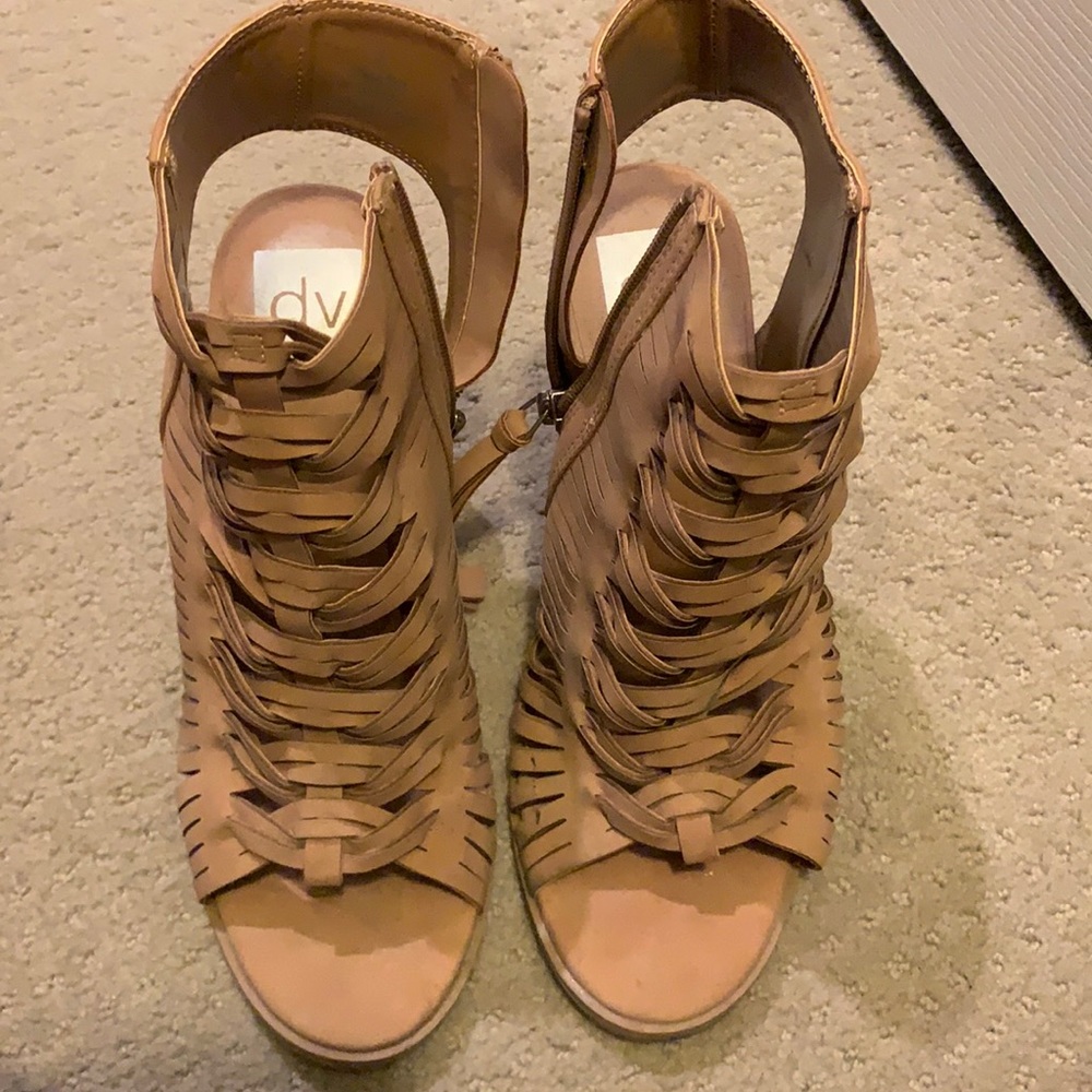 Dolce Vita brown suede heels